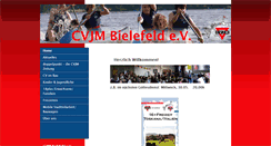 Desktop Screenshot of cvjm-bielefeld.de